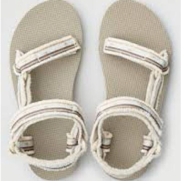 Teva Beige Strappy Sandals - Picture 1 of 4